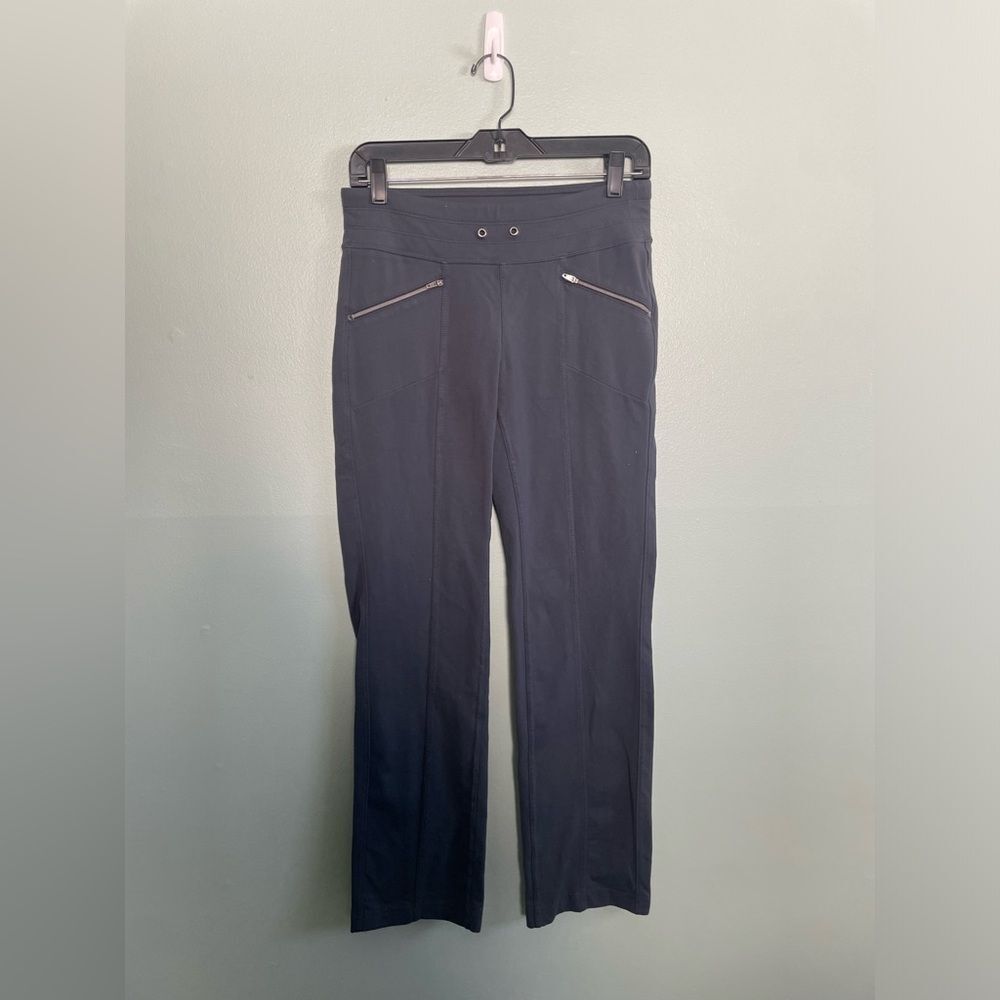 Athleta Womens Metro Slouch Pants Drawstring Waist Zip Pockets SZ XS